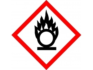 GHS-Symbole: Entzünden (oxidierend) wirkende Stoffe