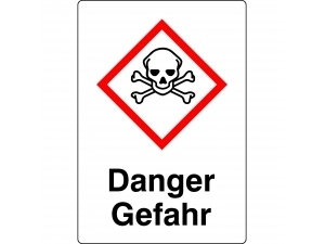 GHS-Symbole: Akute Toxizität Gefahr